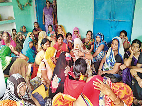 The body of the PAC jawan was reached as soon as the village reached