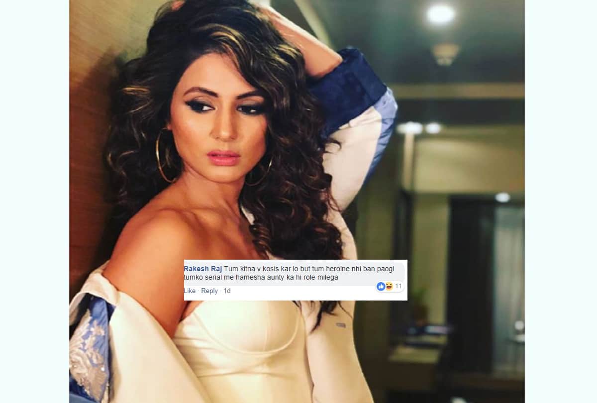 Hina khan share her bold photo on social media and she gets trolled