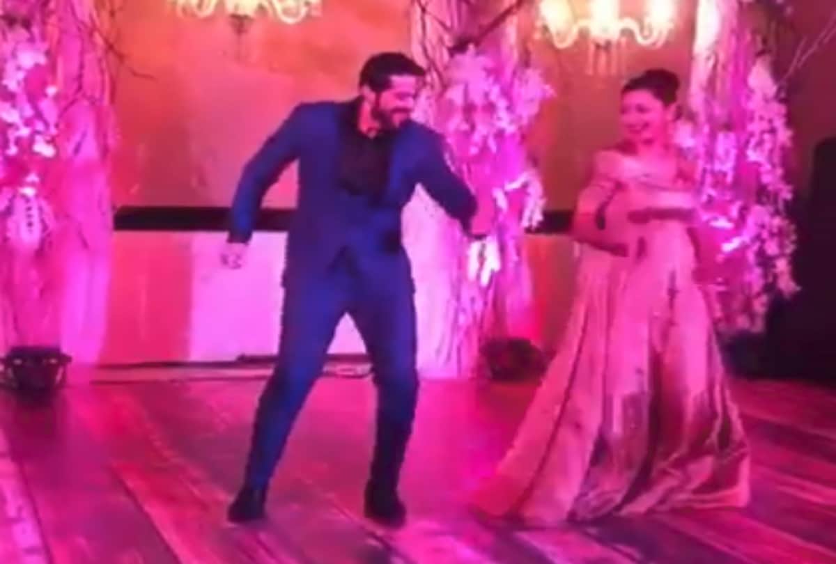 Bigg Boss ex contestant Hiten Tejwani romantic dance video with gauri 