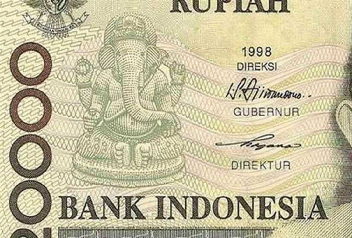 Lord ganesha print on currency of this muslim majority country
