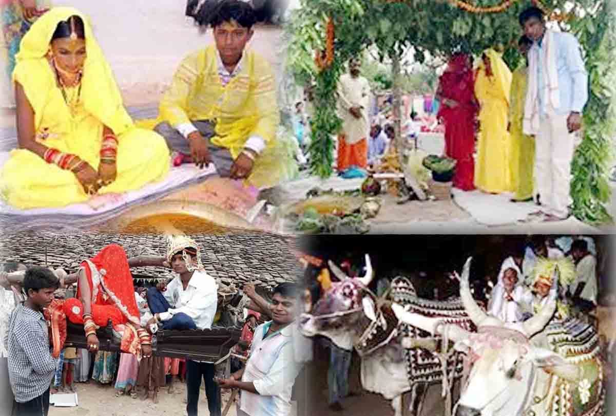 This memorable wedding took place with old tradition
