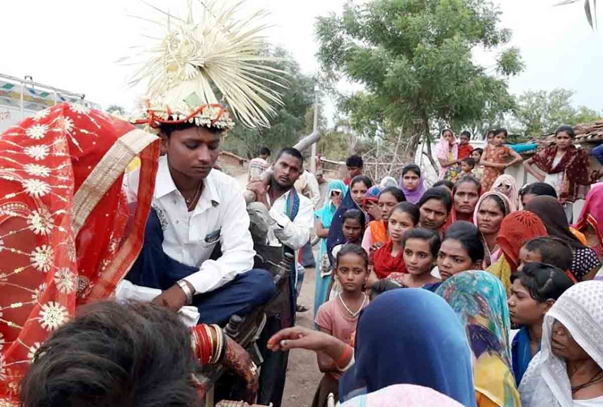 This memorable wedding took place with old tradition