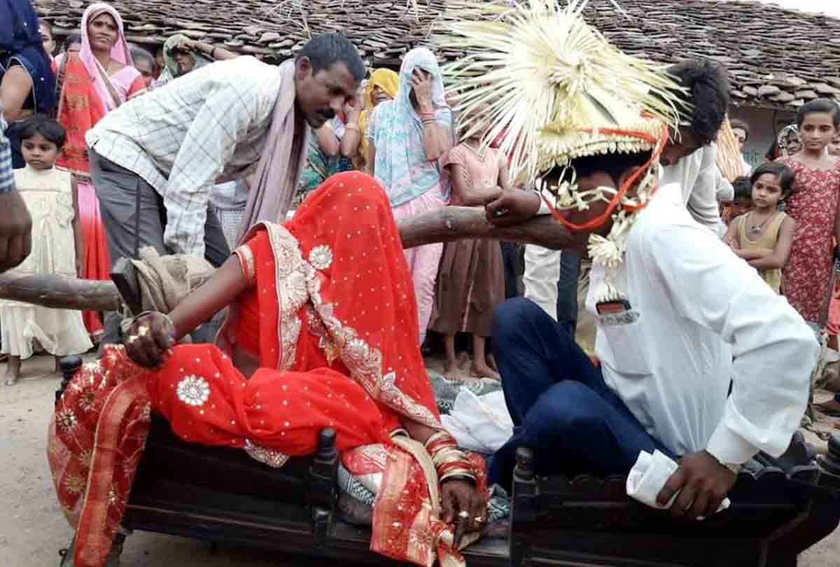 This memorable wedding took place with old tradition