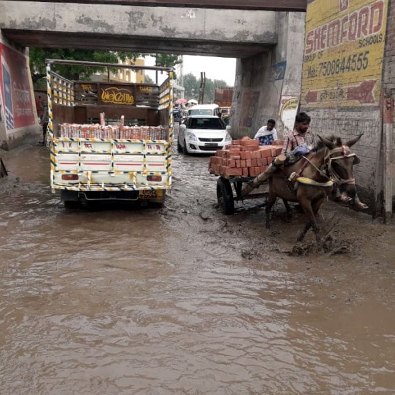 बारिश से गिरा पारा, गर्मी से मिली राहत