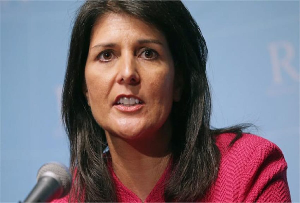 nikki haley on two day visit of india
