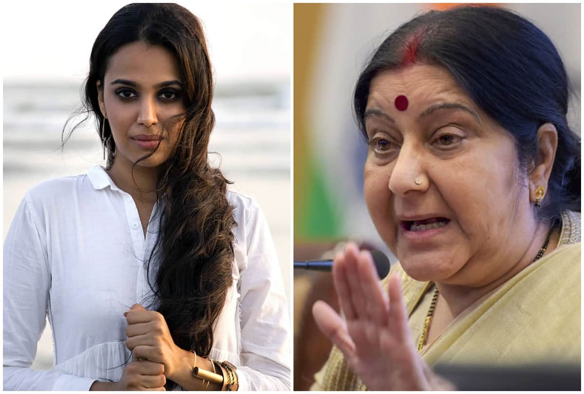 Swara Bhaskar lashes out on trollers who trolled Sushma Swaraj on passport row 