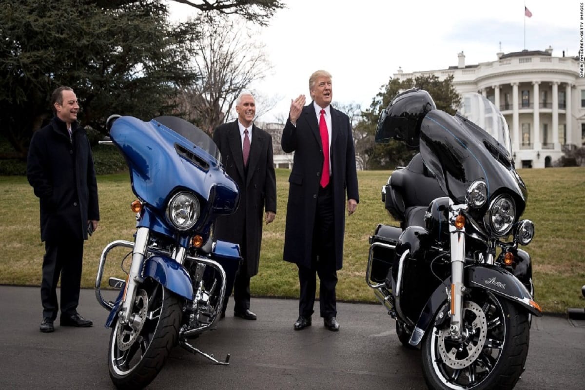 Trump is not happy with decision of Harley Davidson