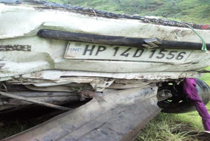two died in car accident and two injured at chaupal shimla