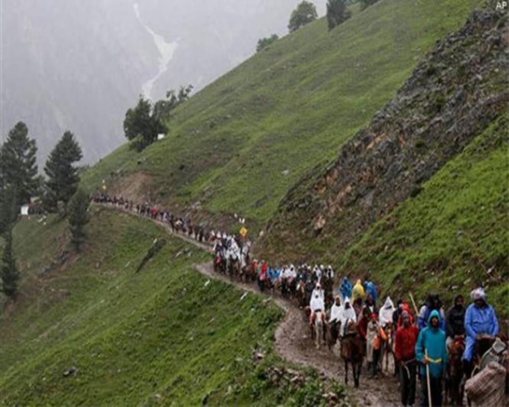 nitishwar kumar ceo of shri amarnath shrine board took stock of arrangements