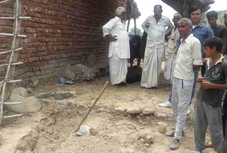 blast in bomb shell in panchkula, farmer critically injured