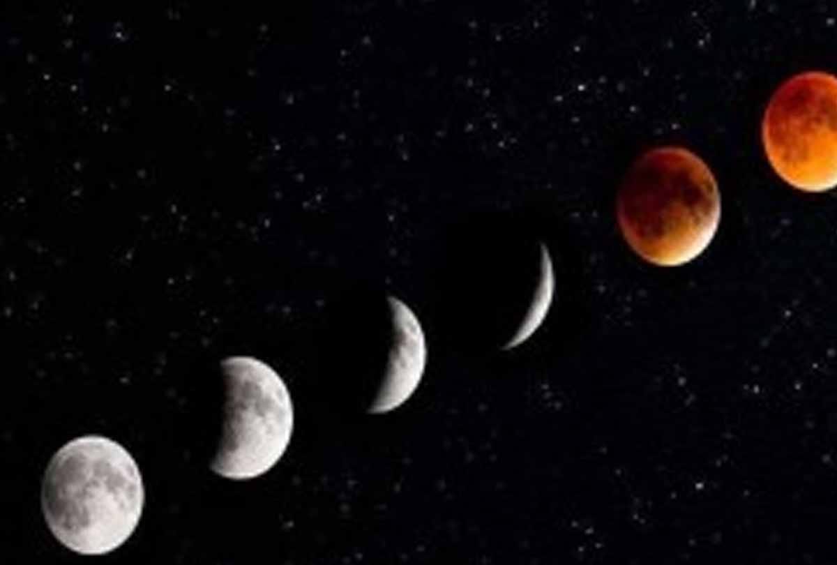 Lunar eclipse on twenty seven July