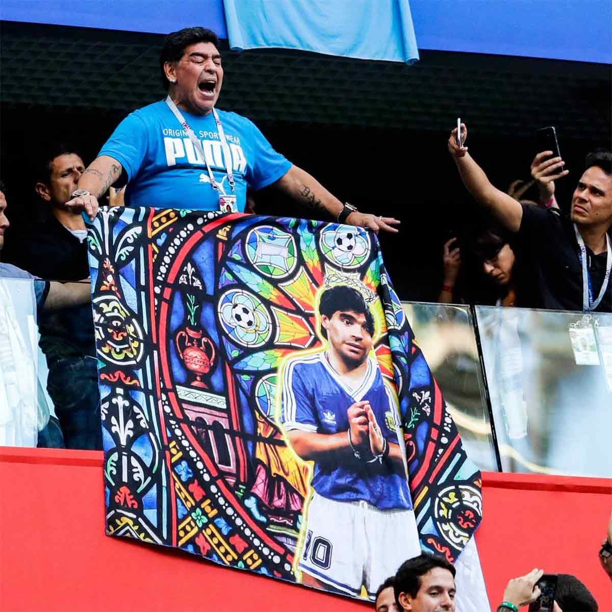 diego maradona taken to hospital after argentina win over nigeria