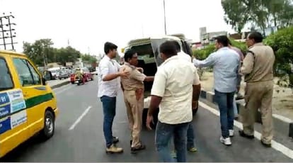 soliders abduction on National Highway, demolition of ARTO car at meerut