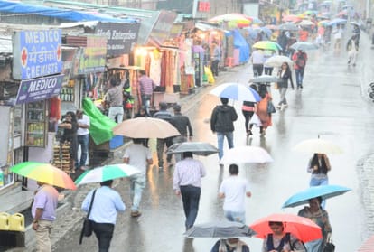 finally Monsoon hits himachal and heavy rainfall warning
