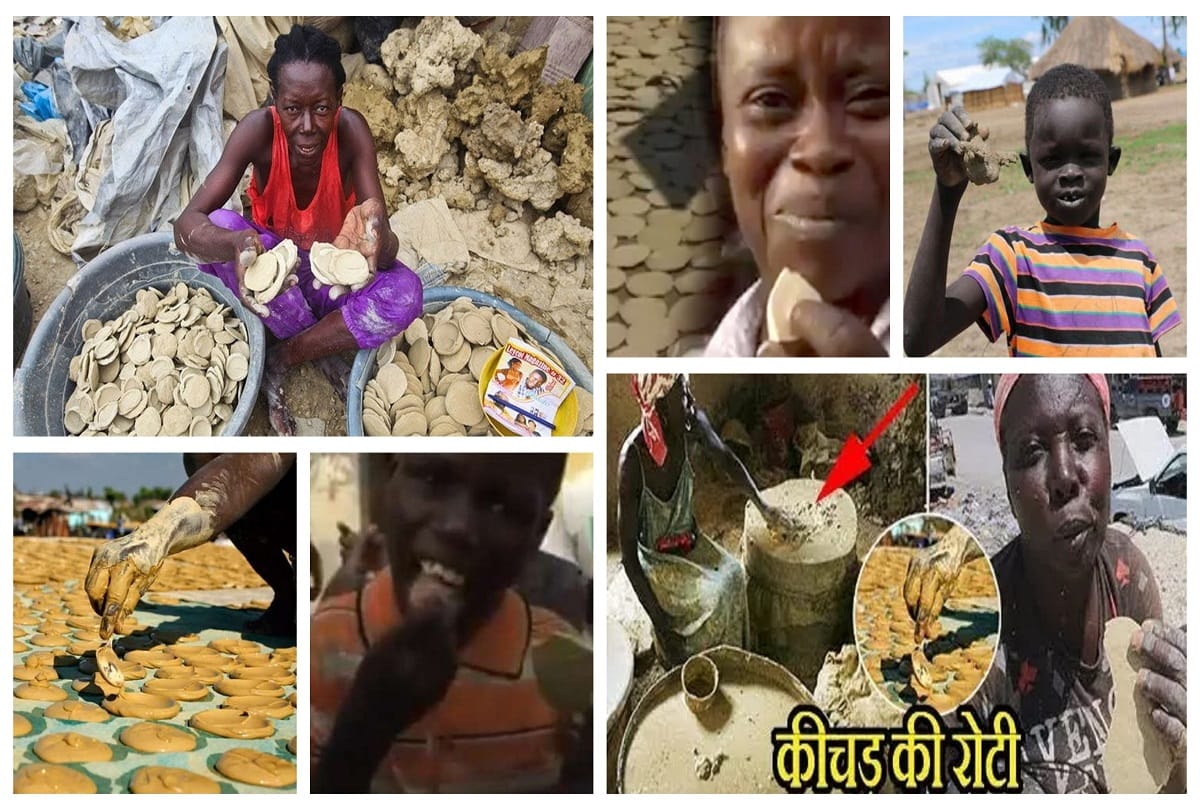 Video Viral of Haiti citizen have to eat roti of mud 