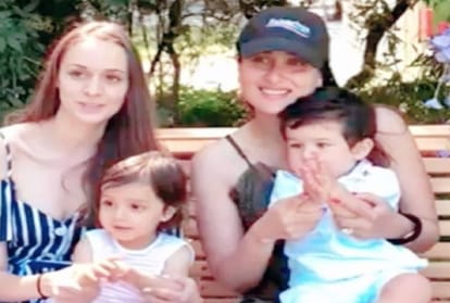 Taimur Play Date With Roadies Fame Rannvijay Singh Daughter In London