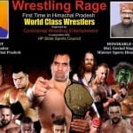 suspense over great khali wrestling in himachal pradesh