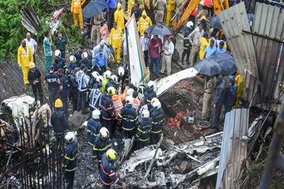 Mumbai plane crash whole story