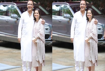 Shah Rukh Khan with wife Gauri Khan and Alia Bhatt arrive for Akash Ambani's engagement 