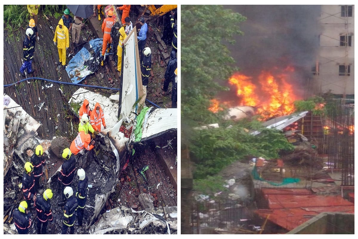 Mumbai Plane Crash: five Dead including one citizen