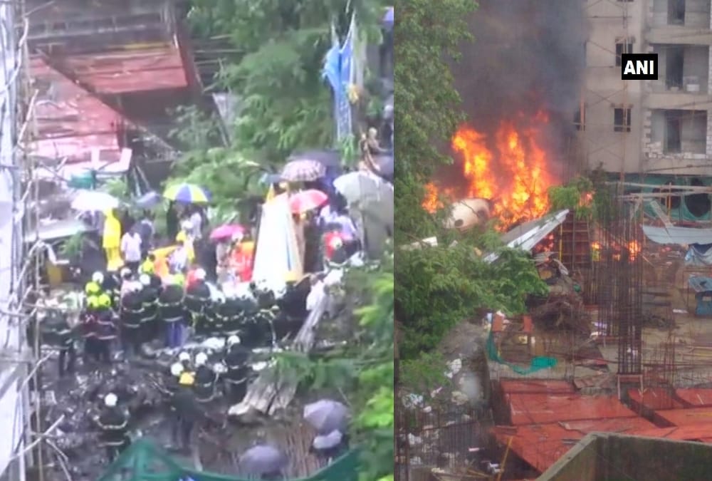 truth behind UP connection of chartered plane crash in mumbai.