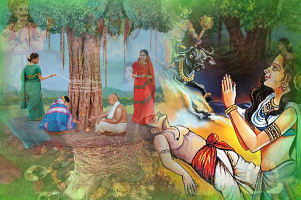 karnataka men kept vat savitri fast against wife