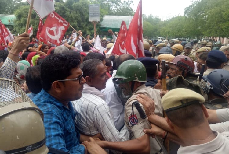 60 thousand employees arrested in jail bharo aandolan