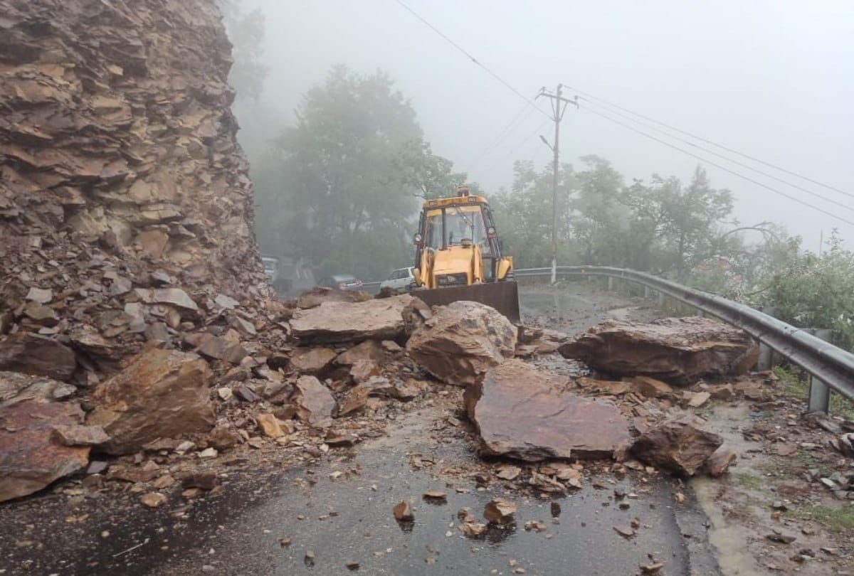 fifteen cattle and buffaloes swept away by flood after cloudburst chamba