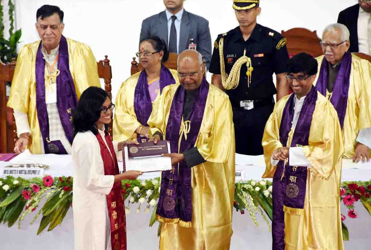 President Ramnath Kovind in Iit Kanpur today
