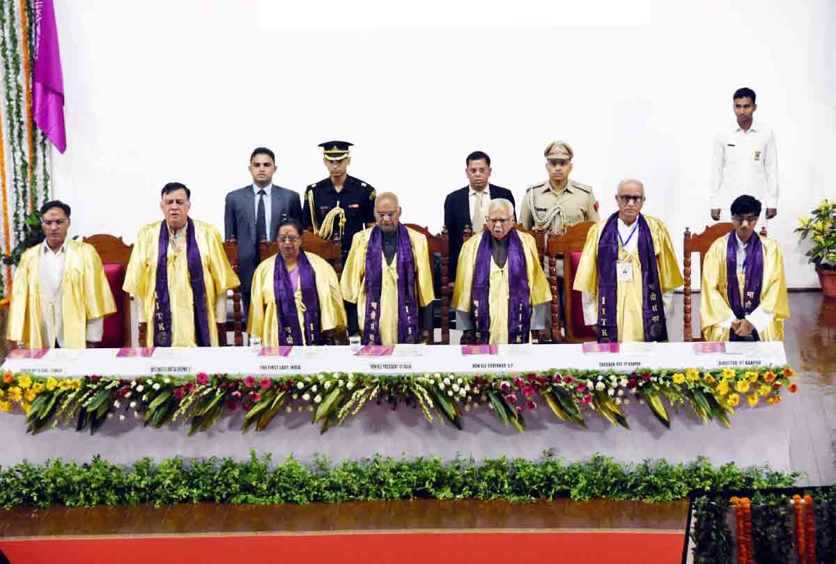 president ramnath kovind in convocation of Kanpur IIT