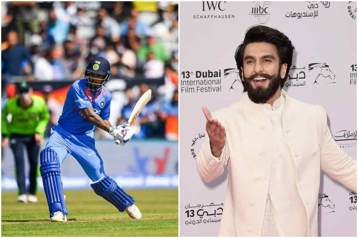 ranveer singh post tweets on ms dhoni and other indian team members form