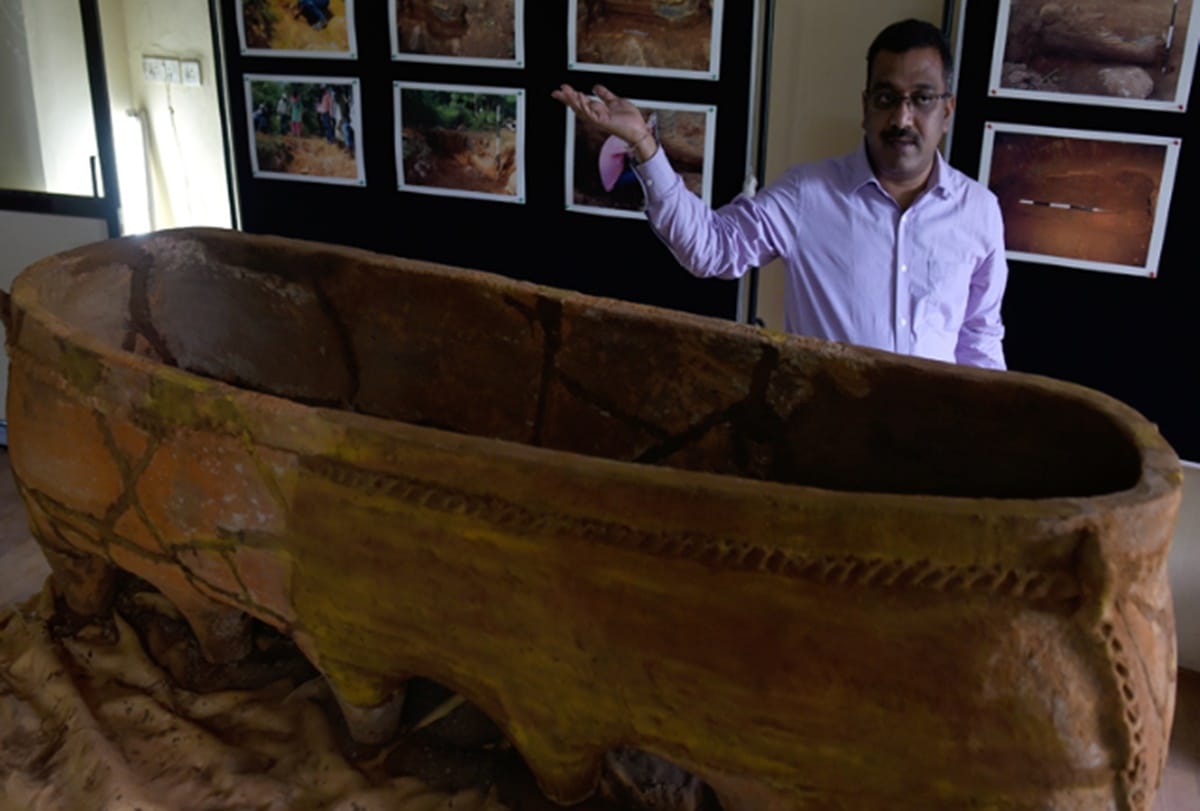 ASI found an identical artefact dating back by more than 2,000 years from Pallavaram hills