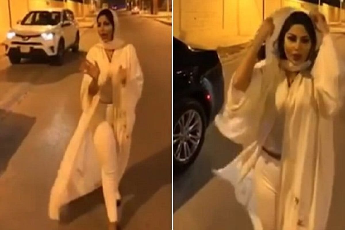 Saudi arabia: tv presenter flees after threat over dress during piece on female