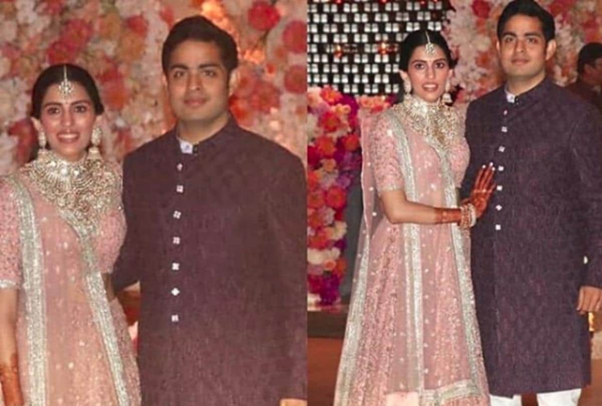 Shloka Mehta in a Beautiful Abu Jani Sandeep Khosla Lehenga