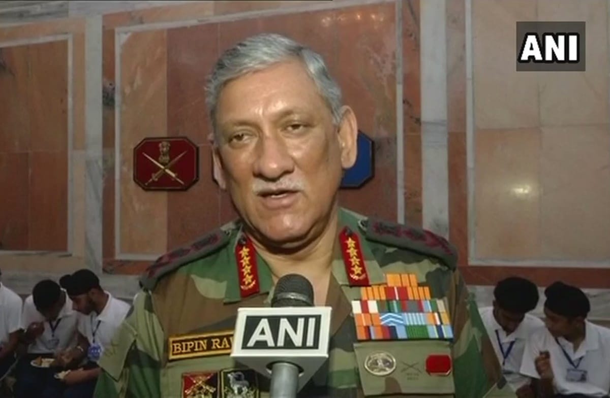 Bipin Rawat said our main aim is to kill terrorists not to disturb valley people
