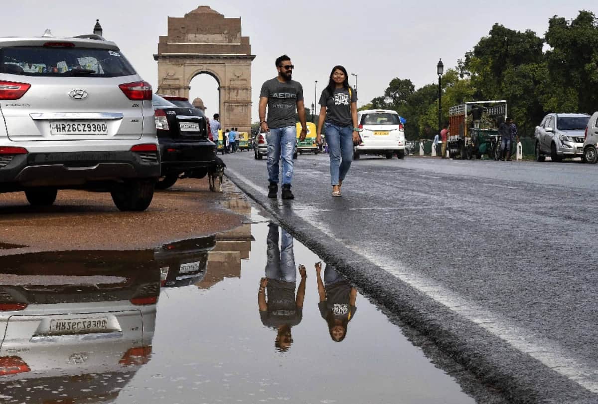 Heavy wind and rain change delhi ncr weather