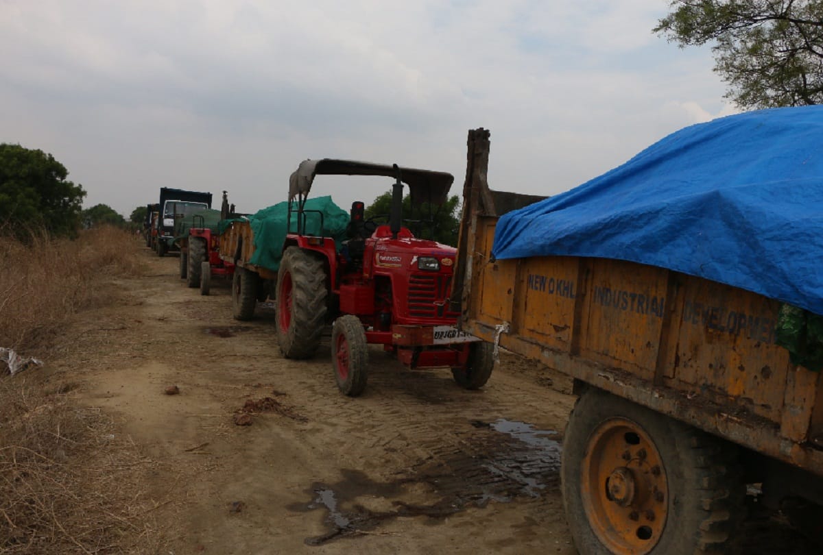 Dumping ground- protest in Mubarikpur  23 arrested action under 7 Criminal Act
