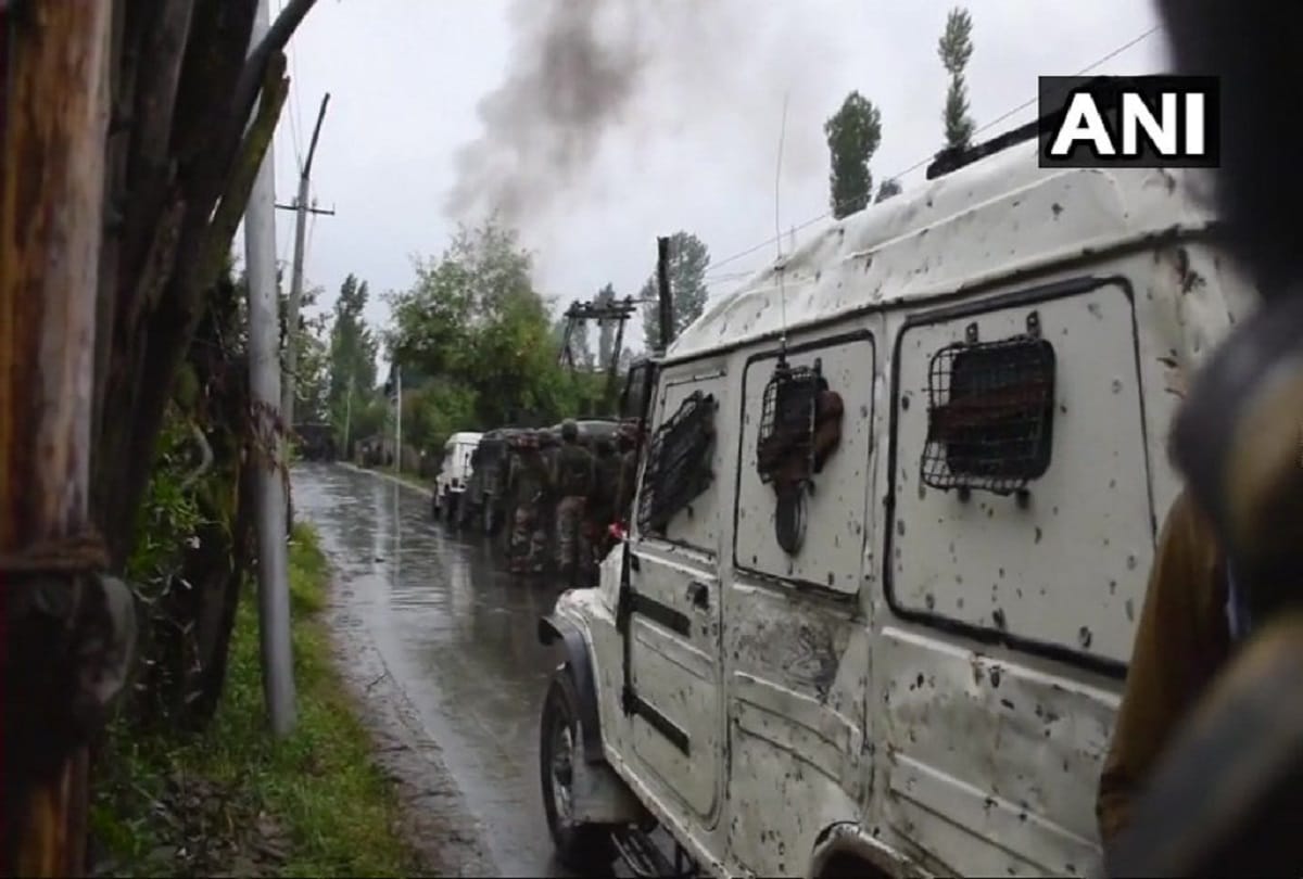 Jammu and Kashmir: Encounter underway between terrorists and security forces in Pulwama