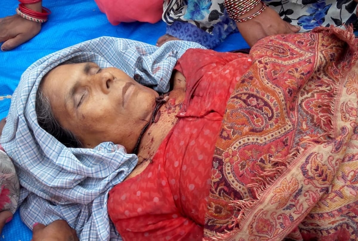 lady dead in attack of leopard in bahraich