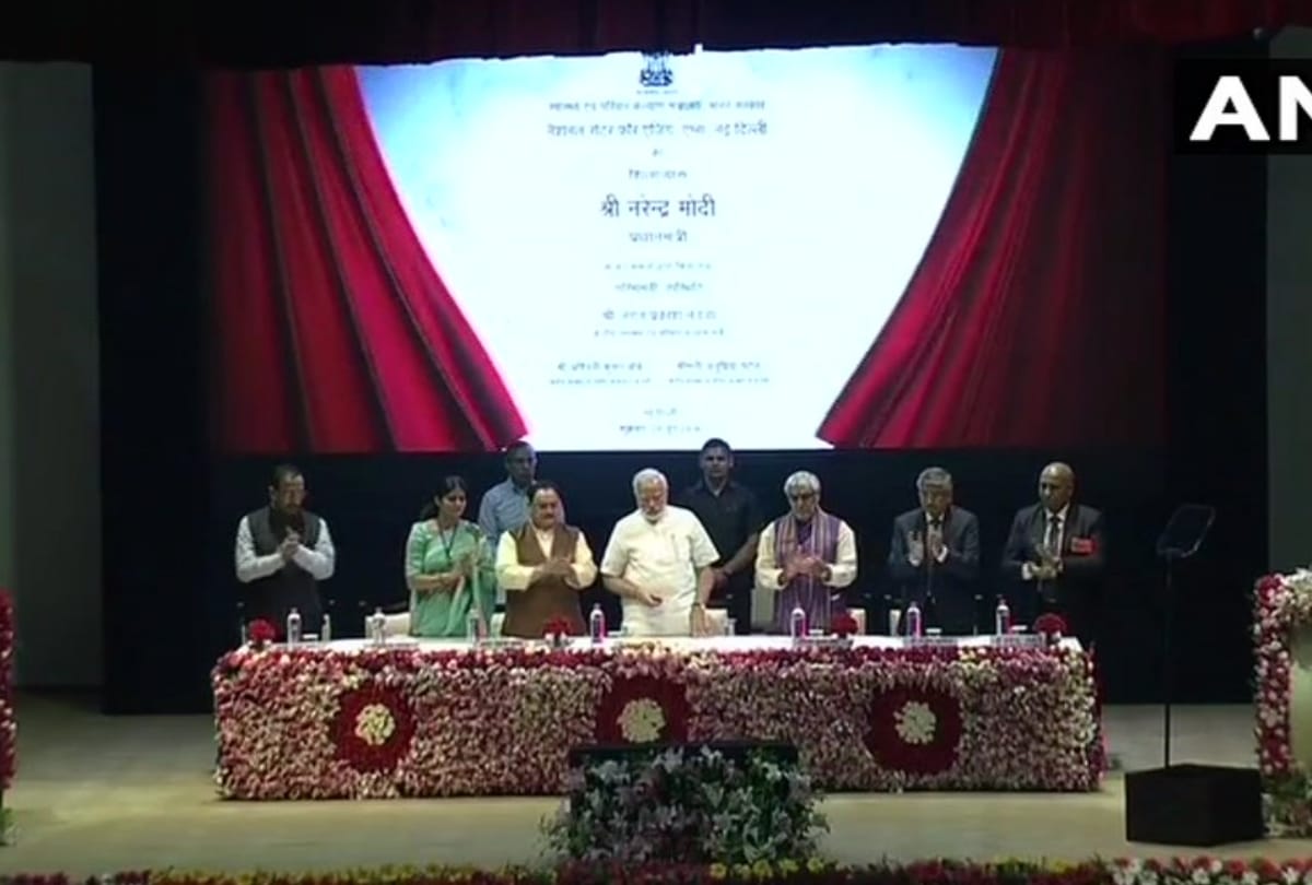 PM Narendra Modi lays foundation stone of National Centre for Aging at aiims with 5 other project