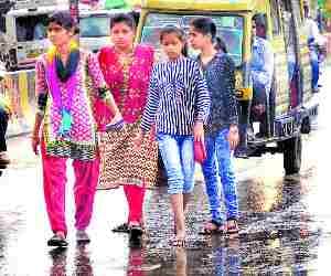 Monsoon rains hits city