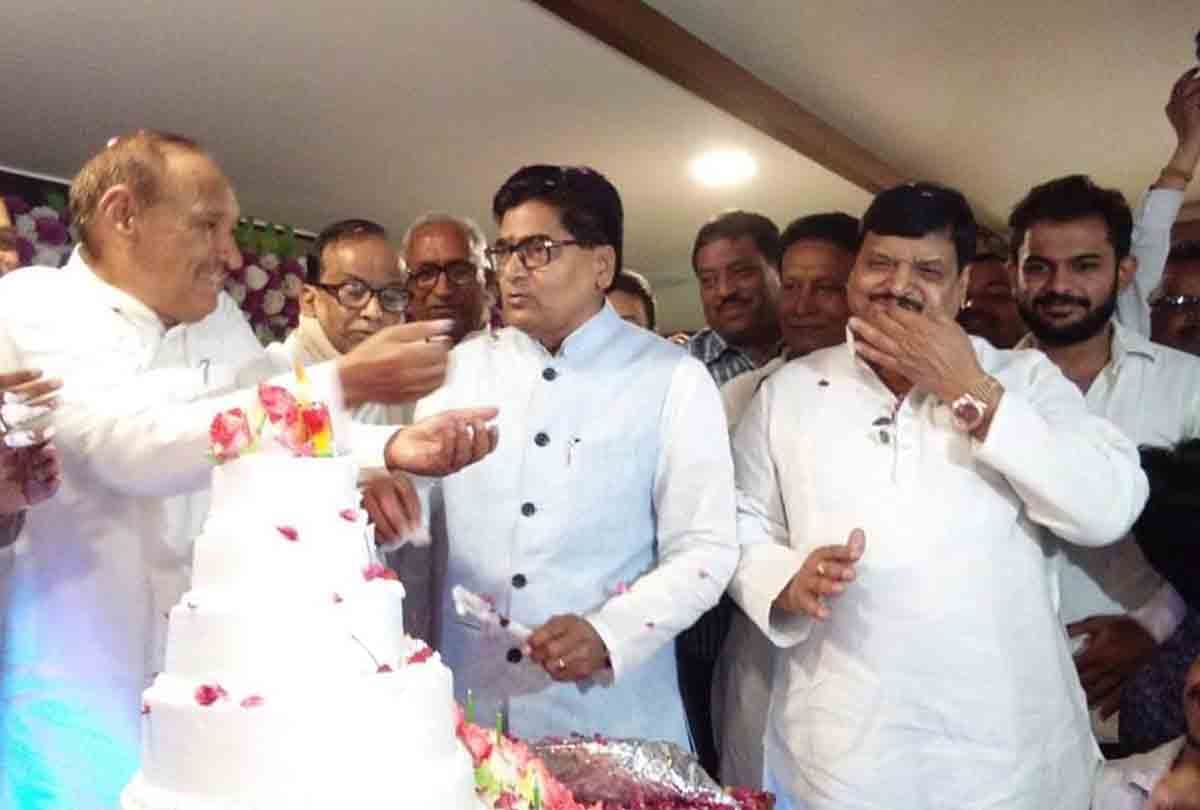 Ramgopal Yadav Birthday Celebrated in Etawah