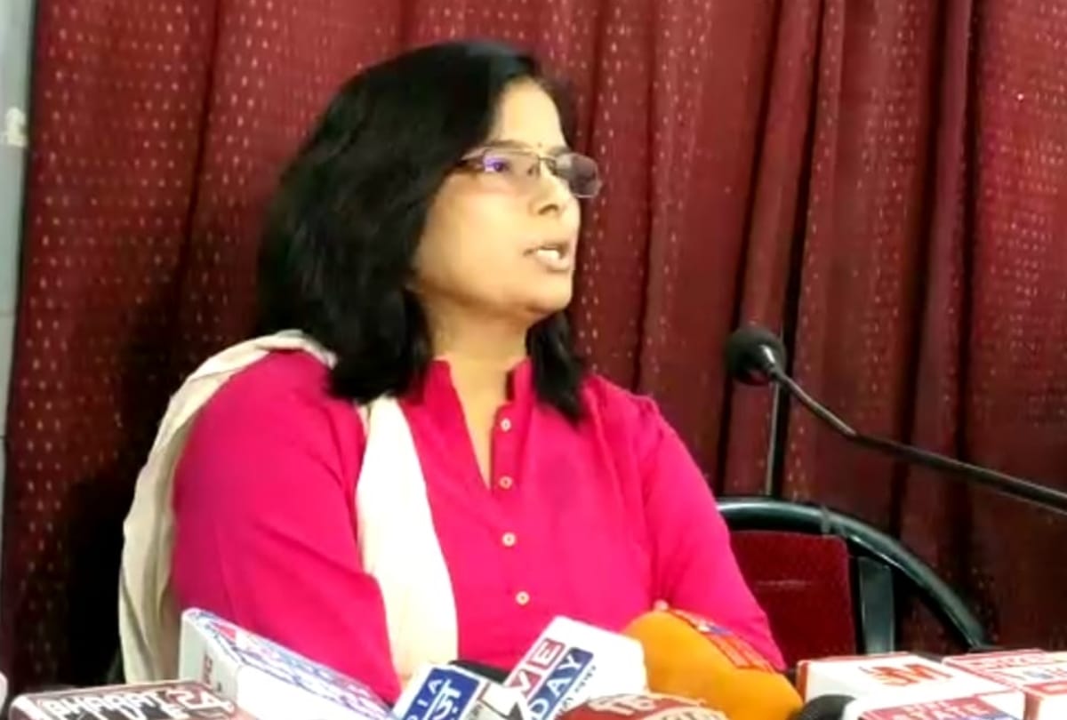 press conference of gangster munna bajrangi's wife seema singh