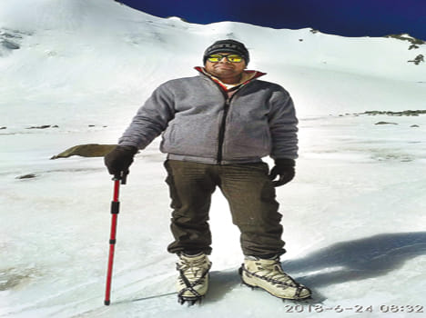 Teacher's 6153 meter high peak of Fatah's Himalaya