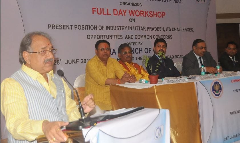 UP finance minister promises to promote industries in Agra