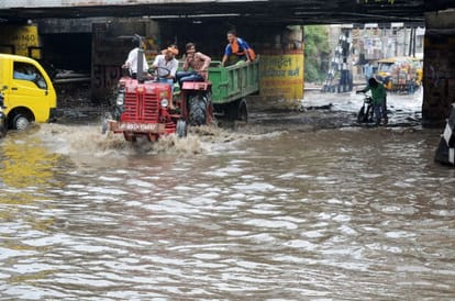 alert continues for heavy rains in mathura