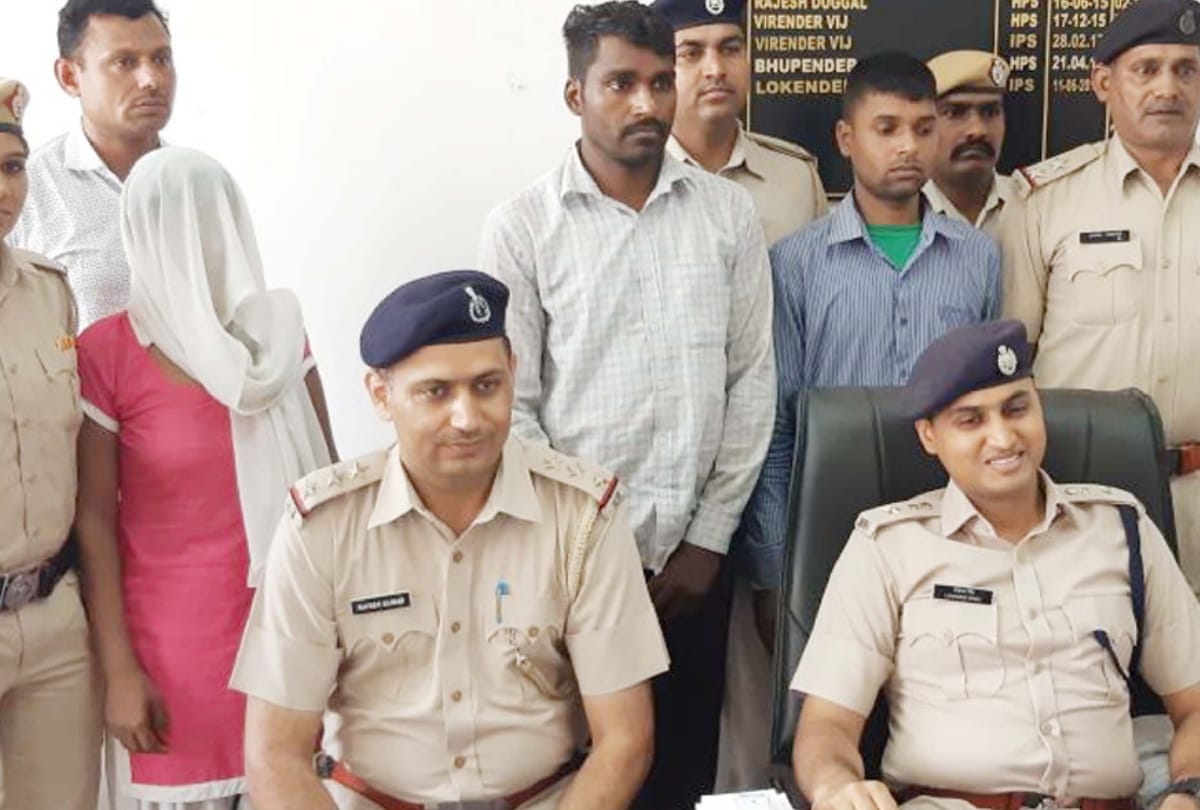 woman killed her brother in law with bothers for property dispute in faridabad