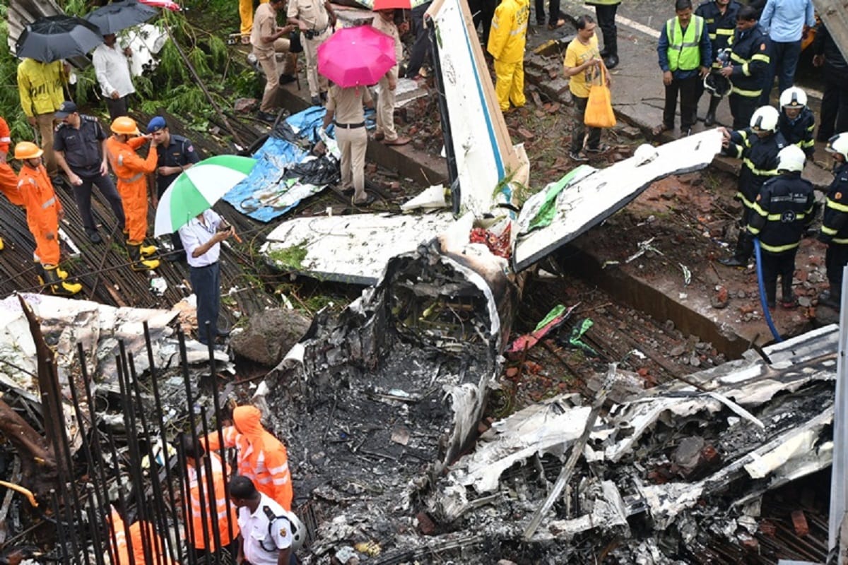 Rain and lunch break saved many lives in mumbai chartered plane crash
