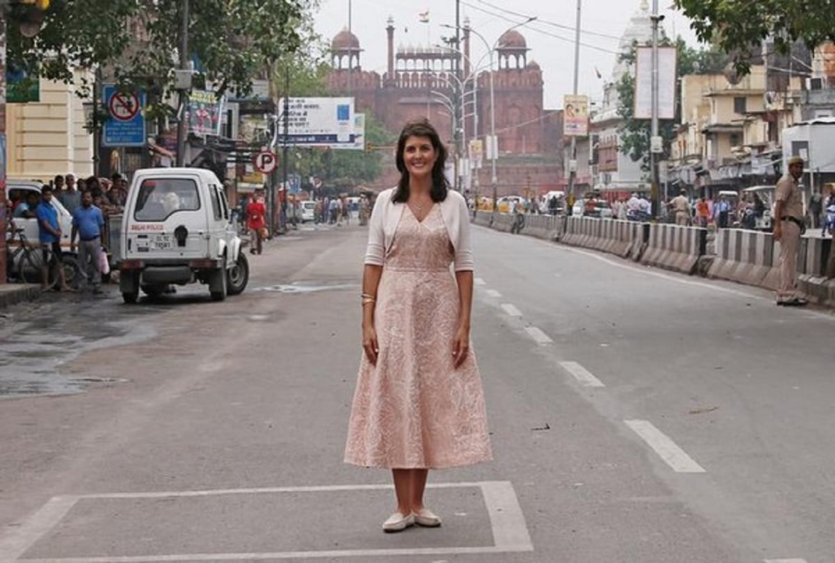 Reuters removes Nikki Haley picture with swastika seen behind her