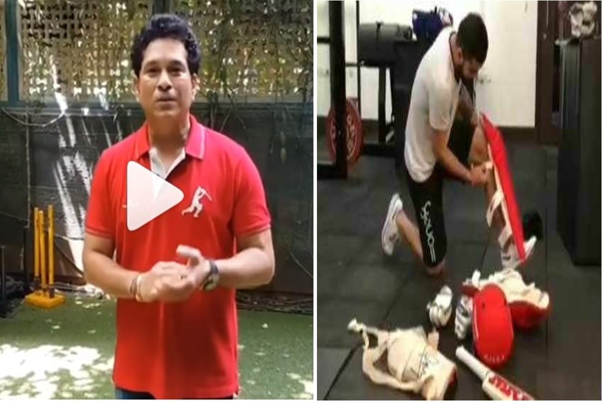 Virat Kohli accepted challenge of Sachin tendulkar and shares this Video